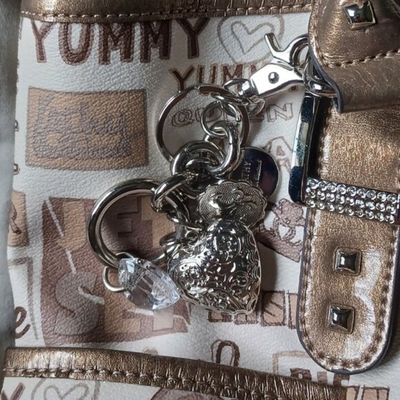 Kathy Van Zeeland Word Up Tote Shoulder Bag & Wallet - Picture 6 of 16